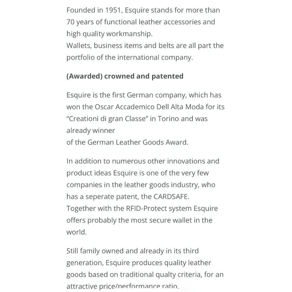 Esquire lederwaren germany